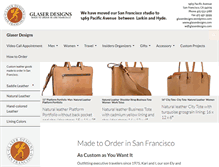 Tablet Screenshot of glaserdesigns.com